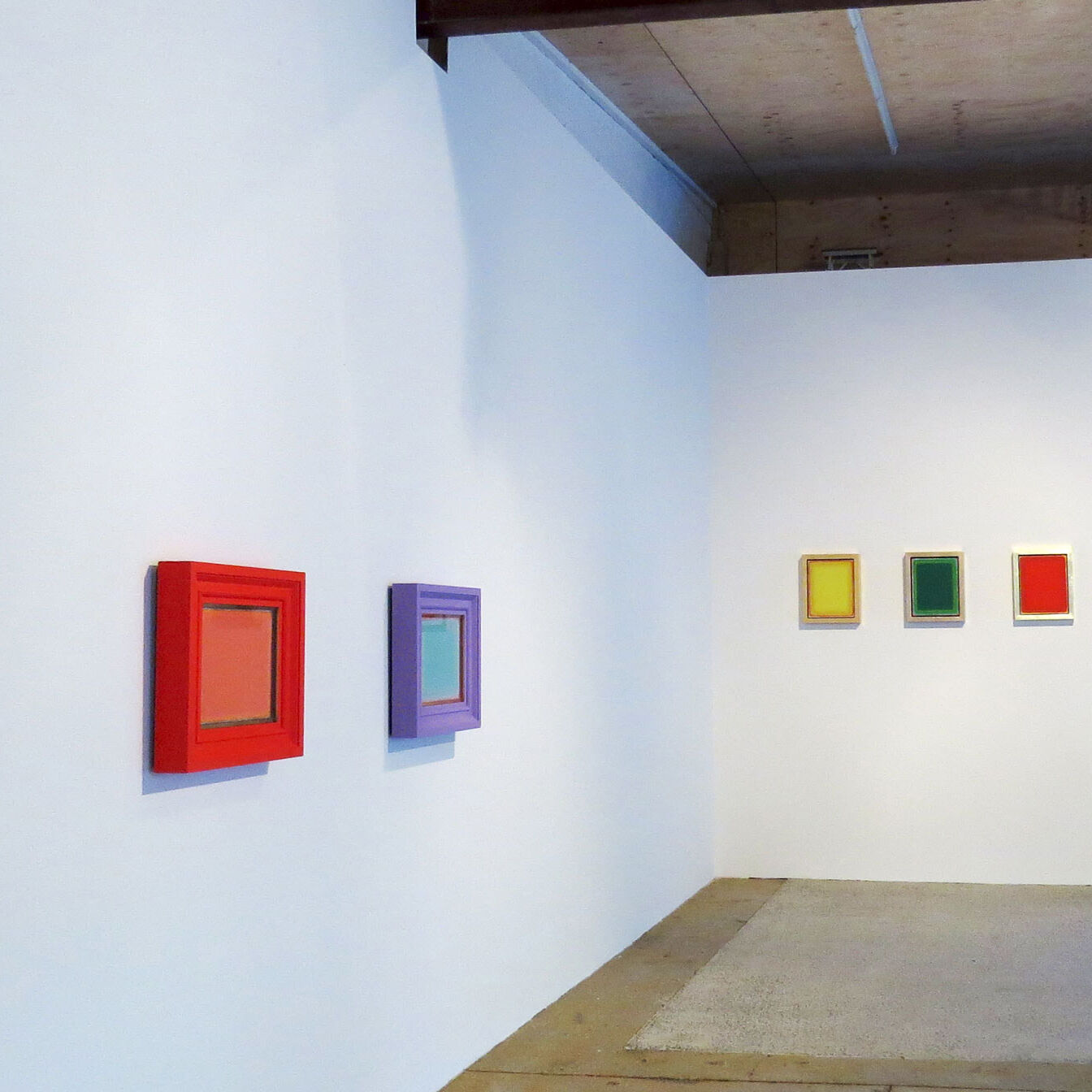 installation view     By an endeavour to understand: B & C, 2014  